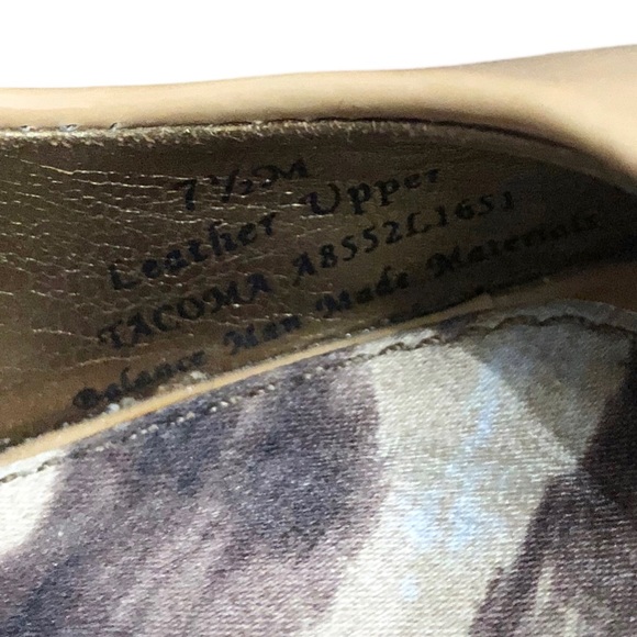 Sam Edelman Tacoma Peep Toe Leather Upper Tan High Heels Size 7 1/2 - Picture 10 of 12